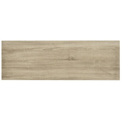 Light Brown Wood and Metal Hairpin Leg Hallway Table