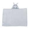 Hudson Baby Infant Hooded Animal Face Plush Blanket, Donkey, One Size - 2 of 2