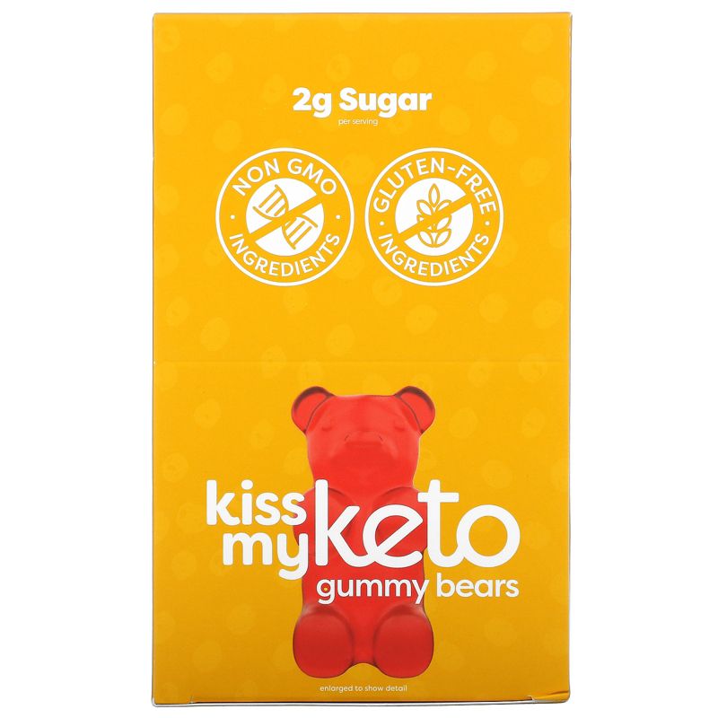 Kiss My Keto Gummies Candy – Low Carb Candy Gummy Bears, Keto Snack Pack – Healthy Candy Gummys – Sugar Free Gummy Bears, Keto Gummy Bear Candy – Keto, 2 of 4