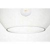 Elegant Lighting Baxter 1 Light Black plug-in Pendant With Clear Glass - 4 of 4
