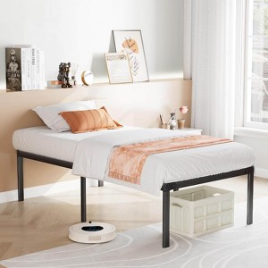 NicBex Full Size Metal Bed Frame with Steel Slat Support,Heavy Duty Metal Platform Bed frame for Bedroom - 1 of 4