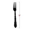 Smarty Had A Party Black Baroque Plastic Dinner Forks - 480 pcs - 3 of 4