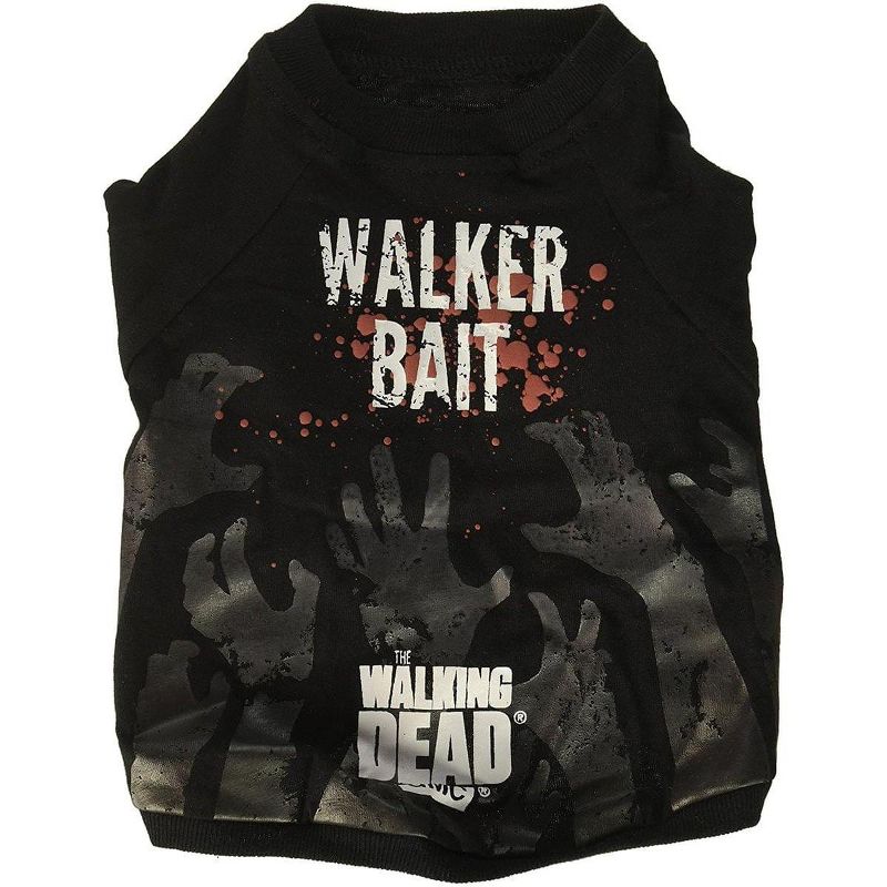 Crowded Coop The Walking Dead "Walker Bait" Dog Shirt, 1 of 2
