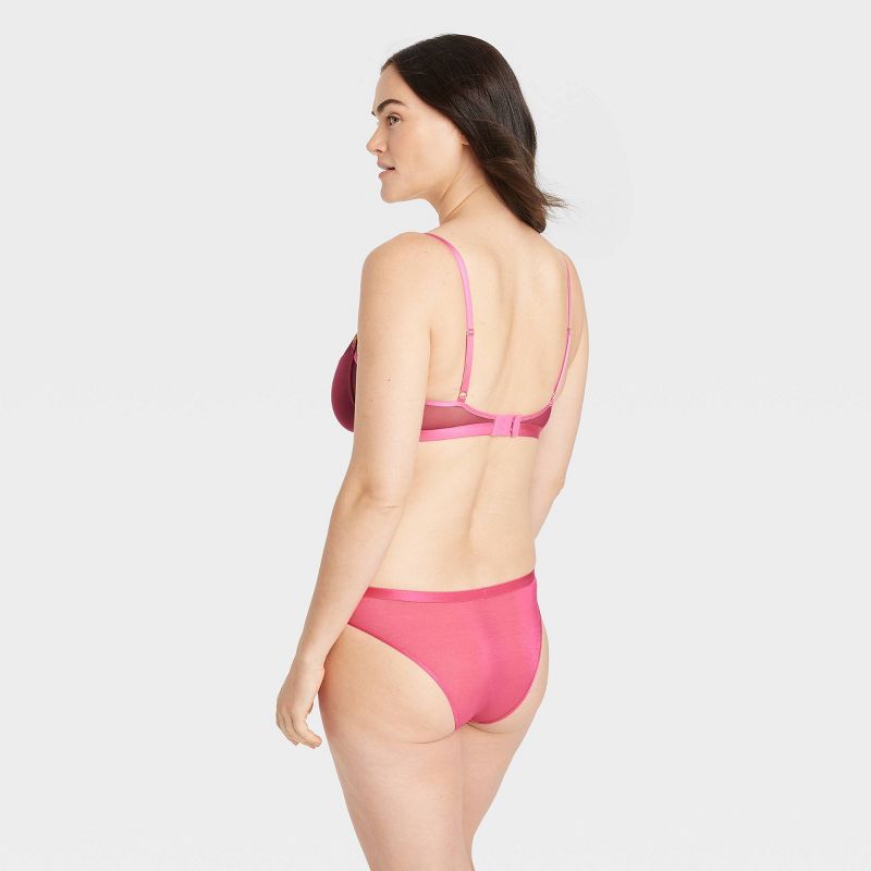 Women's Layered Mesh Cheeky Underwear - Auden™ Pink, 6 of 8
