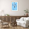 30" x 41" A Man Looking up at The Bird by Hiroyuki Izutsu Wood Framed Wall Art Print - Amanti Art: Modern Lithograph, Hardwood Frame - 4 of 4
