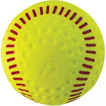 Baden 12" Red Seam Yellow Dimple Softball (Dozen)