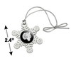 Fordham University Secondary Logo Metal Snowflake Christmas Tree Holiday Ornament - 3 of 3