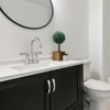 Cobbe Bathroom Faucet Brushed Nickel with Pop-up Drain & Supply Hoses Two-Handle 360 Degree High Arc Swivel Spout Centerset 4 Inch Vanity Sink Faucet - 3 of 4