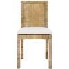 Tojo Cane Dining Chair W/ Cushion (Set of 2) - DCH6502 - Safavieh - 2 of 4