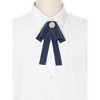 INSPIRE CHIC Women's Ribbon Rhinestone Bowknot Pre-Tied Brooch Bow Ties - 4 of 4