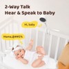 Baby Monitor with Camera & Audio, Wireless, 4-in-1 Crib Mount, Smart App, Sleep Tracking & Two-Way Talk, White - 4 of 4