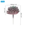 Unique Bargains Mini Unpotted Realistic Textured Garden Decoration Artificial Succulent Plants 4 Pcs - 2 of 4