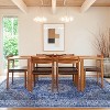 Acekool Boho Vintage Washable Area Rug, Soft Faux Velvet Non-Slip Carpet for Living Room Bedroom Kitchen Office, Easy Care - 3 of 4