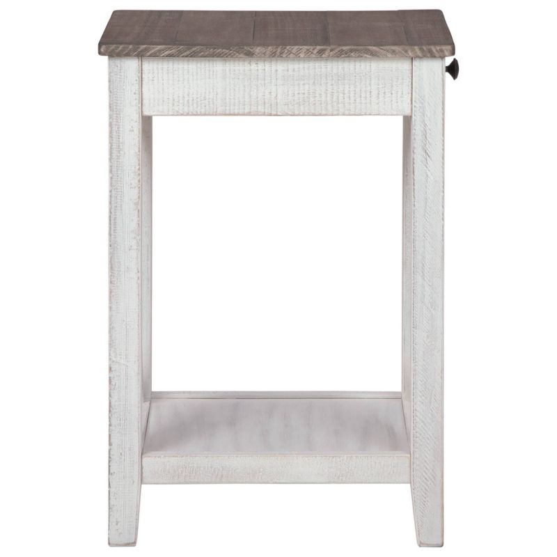 Adalane Side Table White/Gray - Signature Design by Ashley, 4 of 11