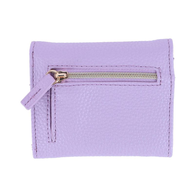 Buxton Women's Stylish and Colorful Mini Trifold Wallet, 4 of 5