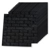 vidaXL 3D Wallpaper Bricks Self-adhesive 40 pcs Black - 4 of 4