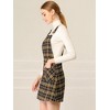 Allegra K Women's Causal Adjustable Strap Above Knee Suspender Skirts - 4 of 4