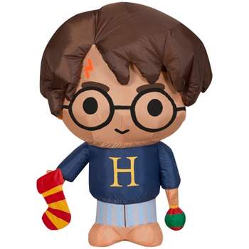 Gemmy Christmas Inflatable Harry Potter, 3 ft Tall, Multi