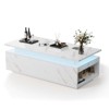 Gymojoy 47.2" Coffee Tables for Living Room with Wireless Charging & Bluetooth Speaker Table - 3 of 4
