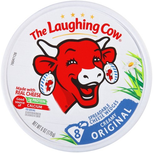 The Laughing Cow Original Creamy Swiss Spreadable Cheese Wedges - 6oz - image 1 of 4