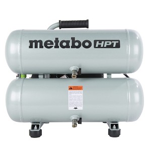 Metabo HPT EC99SM 2 HP 4 Gallon Oil-Lube Twin Stack Air Compressor Manufacturer Refurbished - 1 of 4