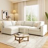 133.5" Modular Sectional Sofa with Storage Armrest, USB & Wireless Charging, Built-in Bluetooth Speaker, and Premium Chenille Upholstery - 2 of 4