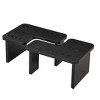 NicBex 47.24" Rectangular Wood Coffee Table,Farmhouse Detachable End Table,L-Shaped Coffee Table,Center Table for Living Room,Dining Room - 2 of 4