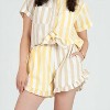 Women's Sunshine Stripe Shorts - LUCCA - 4 of 4