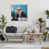 Stupell Industries Office Worker Terrier Dog Canvas Wall Art - 2 of 4