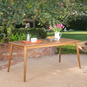 Maggift Patio End Tables, Stylish End Tables for Indoor and Outdoor Use, Ideal for Gardens, Backyard, With Special Design, Beige, 71"*35.5"*29.25" - 1 of 4
