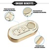 Unique Bargains 3-Button Key Fob Cover Kit Compatible for Fiat 500 500C - 3 of 4