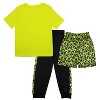 Minecraft Little Boys Adventure Graphic T-Shirt, Shorts and Jogger Pants 3-Piece Outfit Set - Yellow, 5-6 - 2 of 3