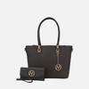 MKF Collection Vanessa Women's Fashion Tote & Wallet Set Handbag by Mia K - 2 of 4