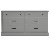 Galano Xylon 6-Drawer Dresser Effortless Assembly & Stylish Storage Solution- 58.7''W x 15.7''D x 30.8''H - 2 of 4