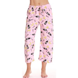 Just Love 100% Cotton Women's Capri Pajama Pants Sleepwear - Comfortable and Stylish - 1 of 2