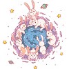 Men's Design By Humans Rabbit Hole By Chofy87 T-Shirt - 2 of 4