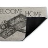 Stupell Industries Welcome Home Vintage Airplane Printed Outdoor Imitation Sisal Door Mat, design by Andrea Jasid Grassi - 2 of 4