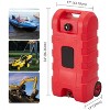 15 Gallon Gas Can with Pump - Portable Fuel Caddy with Wheels, Heavy Duty Fuel Transfer Tank for Gasoline/Diesel - 2 of 4