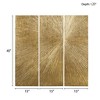 Gulches Hand Painted Triptych 3-piece Dimensional Resin Wall Art Set - 4 of 4
