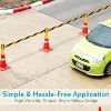 Pyle Retractable Emergency Traffic Cone Belt PCNTP16 - 10ft Yellow Warning Barrier - 4 of 4
