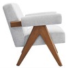 Modway Lyra Fabric Loveseat Gray - 2 of 4