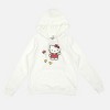 Hello Kitty & Ducklings Women’s White Long Sleeve Hooded Sweatshirt - image 4 of 4