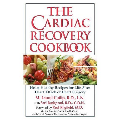 The Cardiac Recovery Cookbook - by  M Laurel Cutlip & Sari Greaves (Paperback)