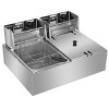 BestParts 127Qt 12L Stainless Steel Double Cylinder Electric Fryer, 5000W, 110V, US Plug - 3 of 4