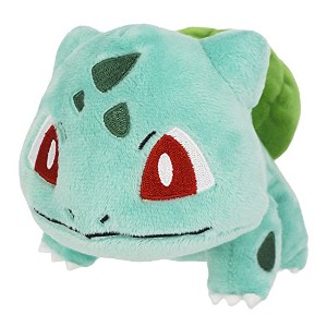 Pokemon Sanei Pokemon All Star Series PP17 Bulbasaur Stuffed Plush, 4",Green, Blue - 1 of 4