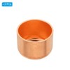 Unique Bargains Plumbing HVAC Air Conditioner Thermal Conductivity Hose Copper Pipe End Caps 3 Pcs - 3 of 4
