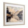 Stupell Industries Brushed Mountain Reflection Framed Print Under Glass - 2 of 4