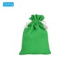 Unique Bargains Linen Bag Bank Deposit Transit Bags Gift Bag with Drawstring 10 Packs - 3 of 4