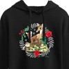 Women's - Disney - Christmas - Family In The Forest Cropped Graphic Hoodie - 2 of 3