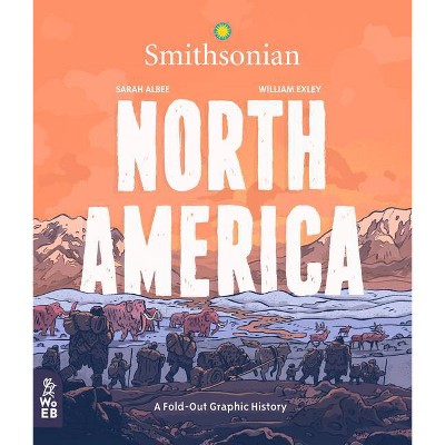 North America - (Fold-Out Graphic History) by  Sarah Albee (Hardcover)